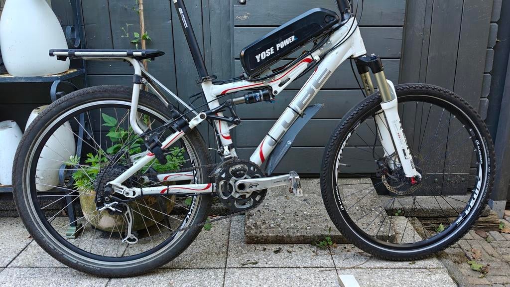 Cube AMS electrische volgeveerde mountainbike, Fietsen en Brommers, Fietsen | Mountainbikes en ATB, Ophalen, Overige merken