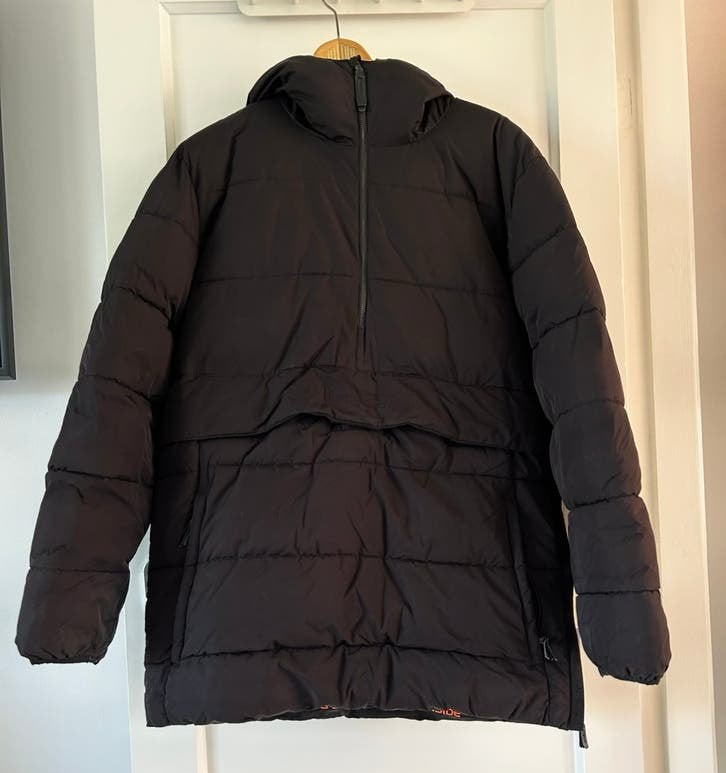 O’neill anorak ski/snowboard jas L zwart, Ophalen, Zo goed als nieuw, Maat 52/54 (L), Zwart