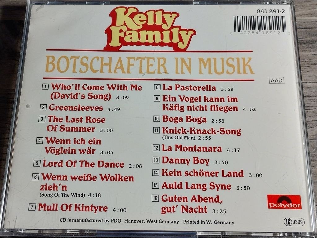 The Kelly Family - Botschafter In Musik, Ophalen of Verzenden, Zo goed als nieuw