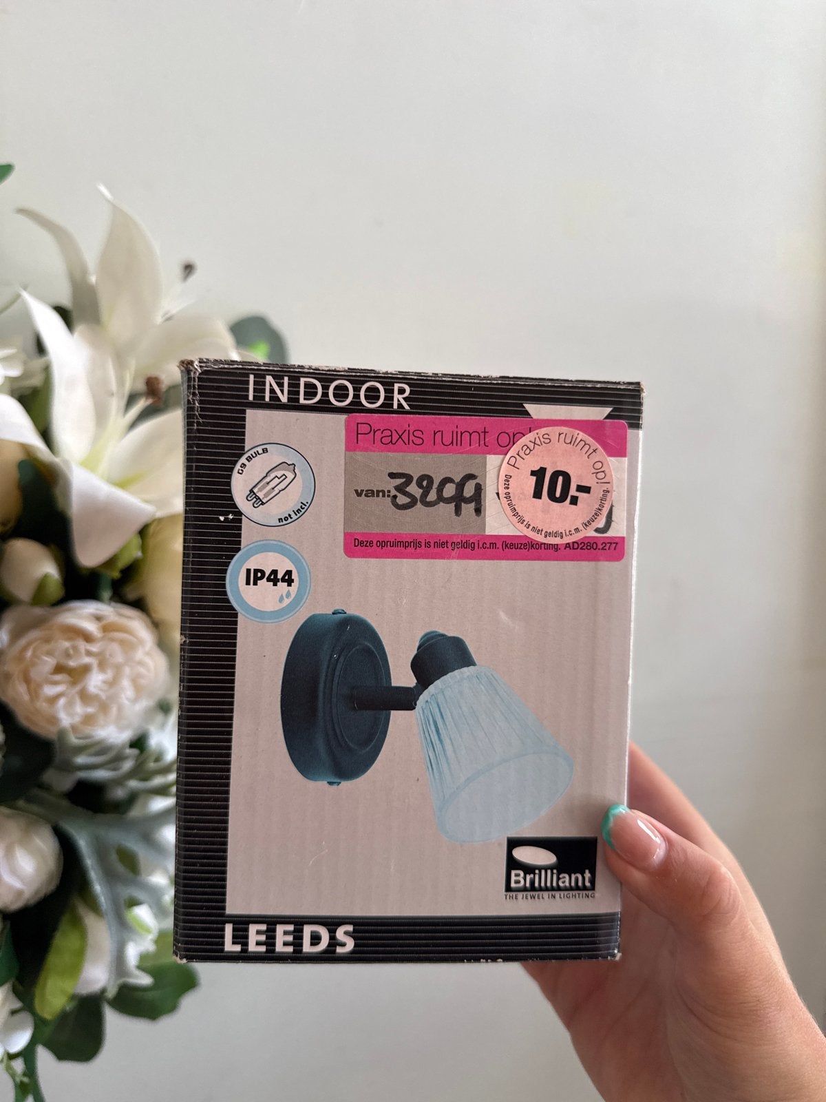 Brilliant Leeds Indoor Wandlamp - Nieuw in doos, Zwart, Nieuw, Ophalen of Verzenden, Metaal