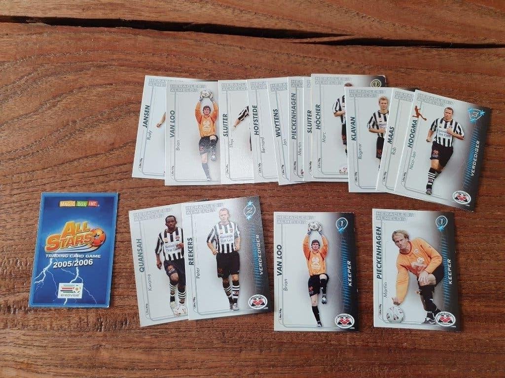 Voetbalkaarten Allstars Heracles 2005/20026, Verzamelen, Ophalen of Verzenden, Zo goed als nieuw, Overige binnenlandse clubs, Spelerskaart