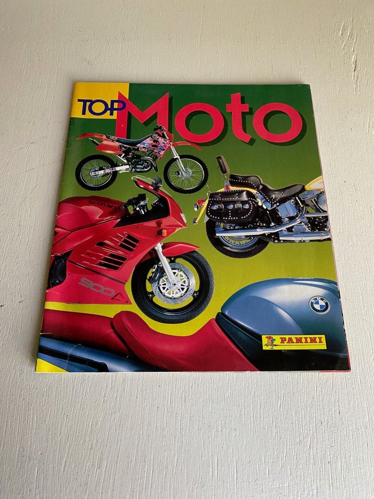 Album Panini Top Moto 1996 Incompleet, Ophalen of Verzenden, Zo goed als nieuw, Sticker