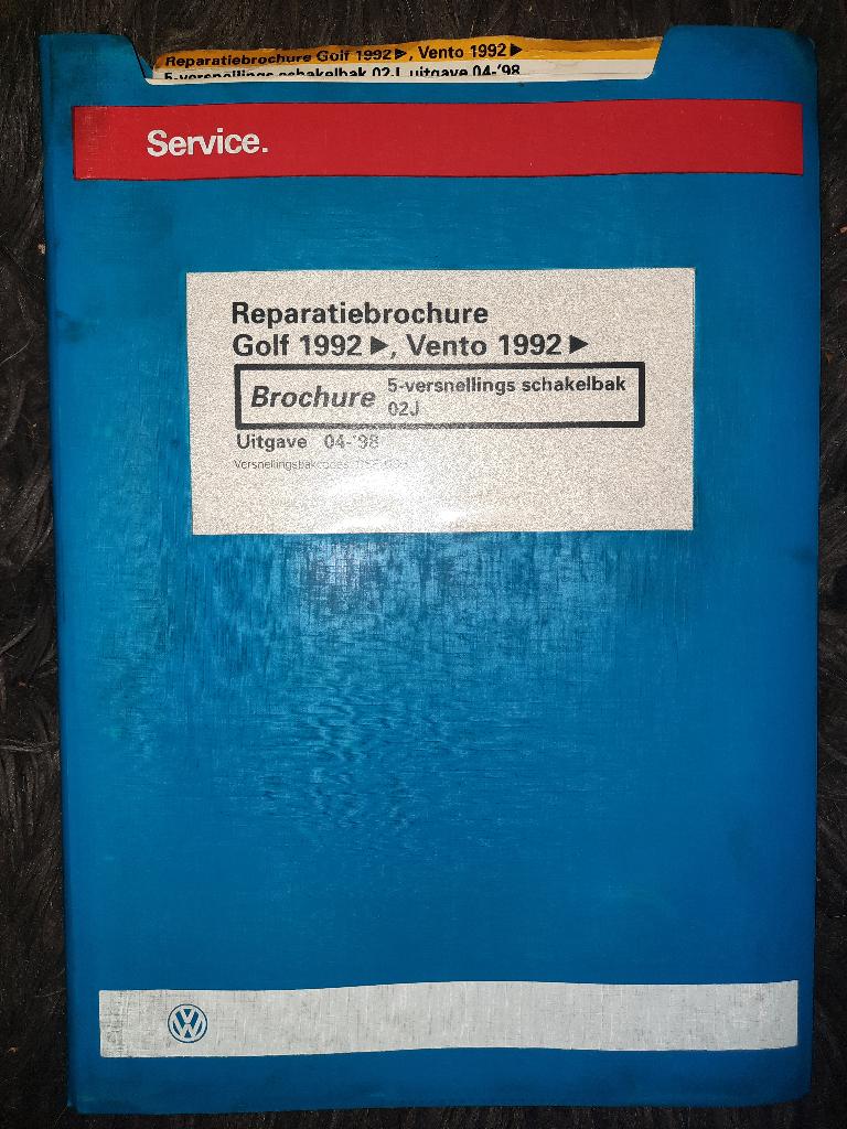 Vw Golf 4 Cabrio TDi  dealer werkplaatsboek versnellingsbak, Ophalen of Verzenden, Gelezen, Volkswagen