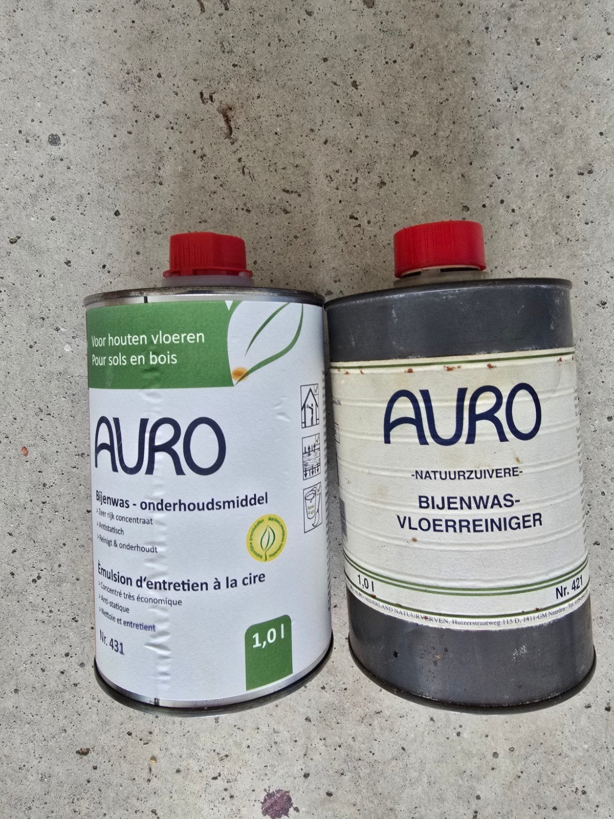 Auro bijenwas 2 blikken, Ophalen, Nieuw, Wit