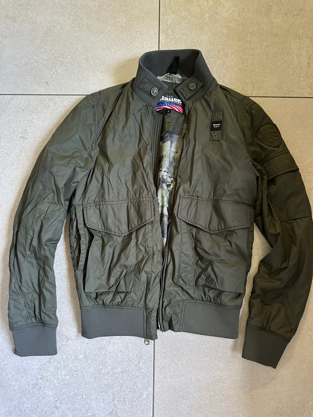 Blauer U.S.A. bomberjack, maat S, 12 jaar, Ophalen of Verzenden, Zo goed als nieuw, Jongen, Jas