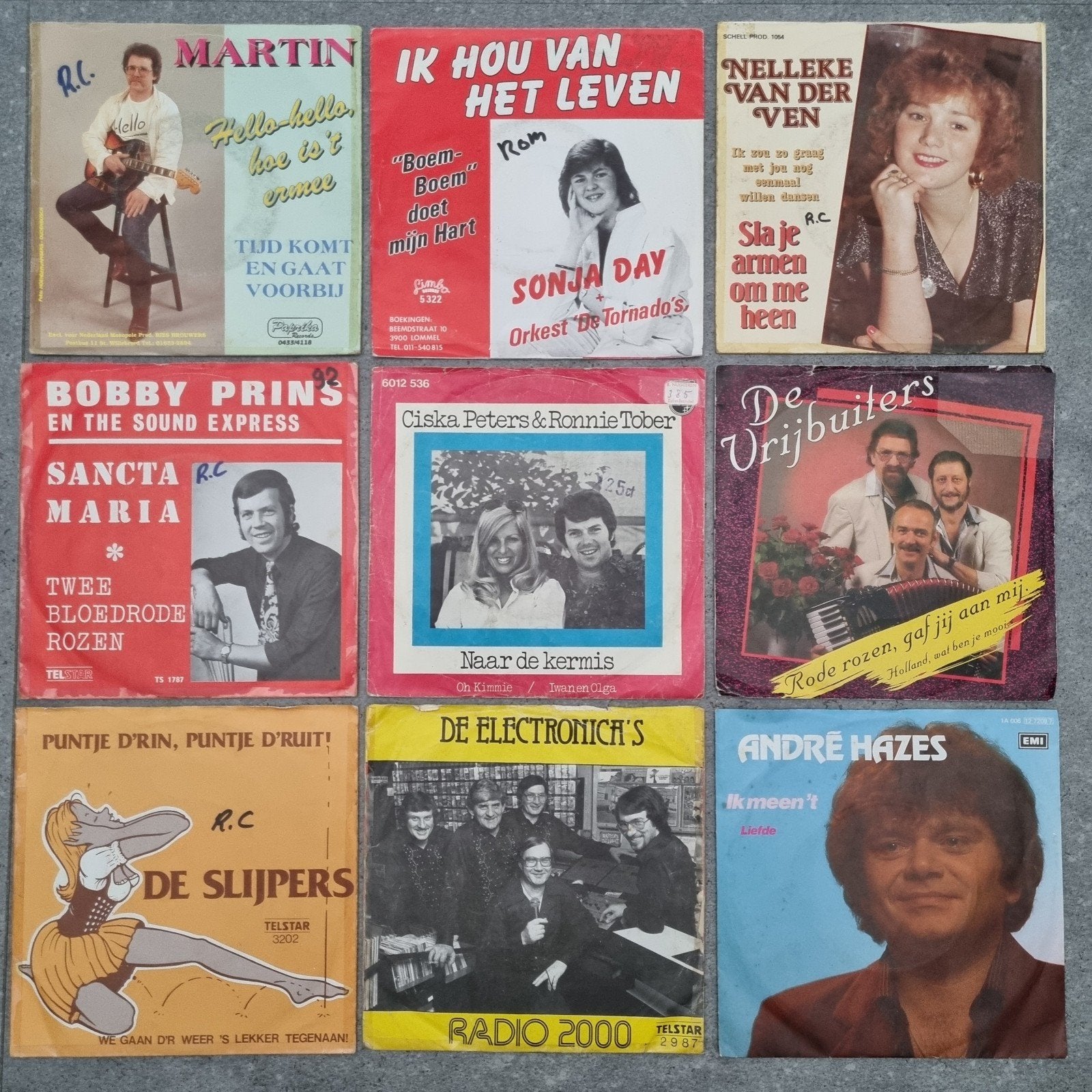 Piraten single's 39x nederlandstalig, Cd's en Dvd's, Vinyl | Nederlandstalig, Ophalen of Verzenden, Gebruikt, Overige formaten