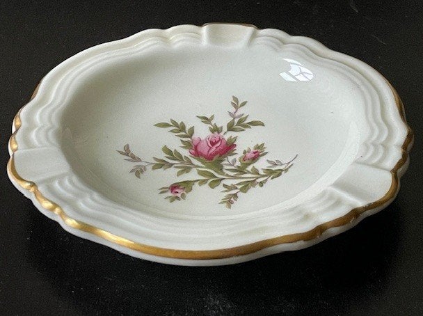 Rosenthal Moosrose asbakje model Chippendale ivory vintage, Ophalen of Verzenden