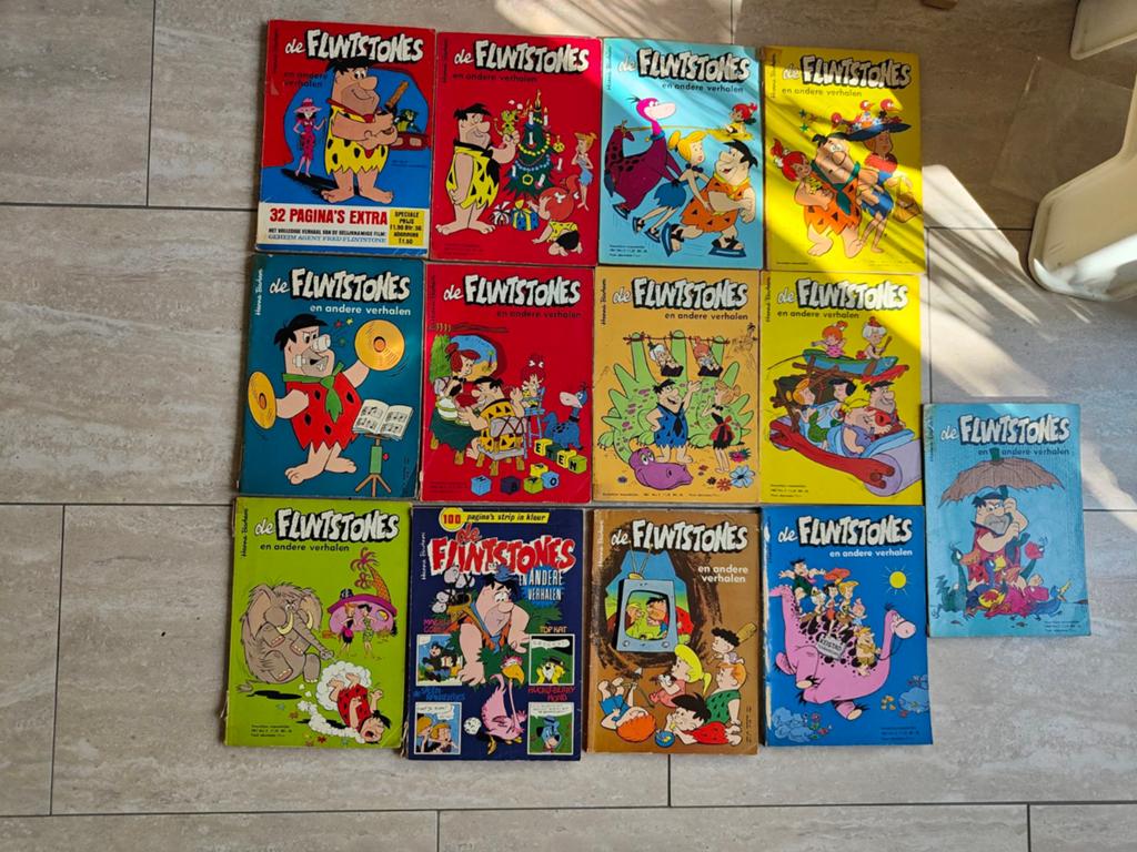 Vintage Flintstones albums jaren 60, Meerdere comics, Ophalen of Verzenden, Gelezen, Europa