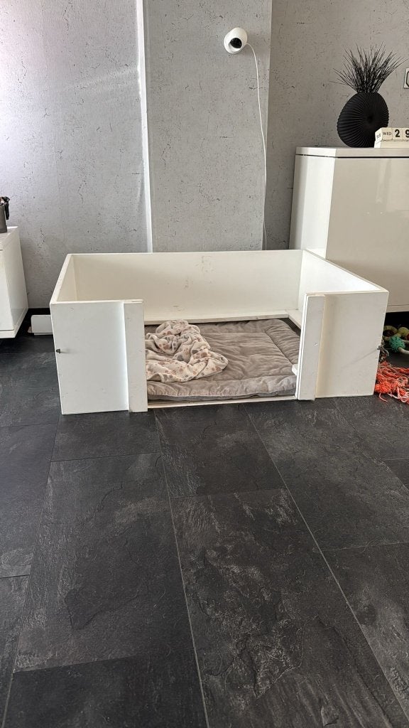 Werpkist voor kleine honden + warmtelamp, Dieren en Toebehoren, Ophalen, 110 cm of meer, Minder dan 65 cm, Hondenhok