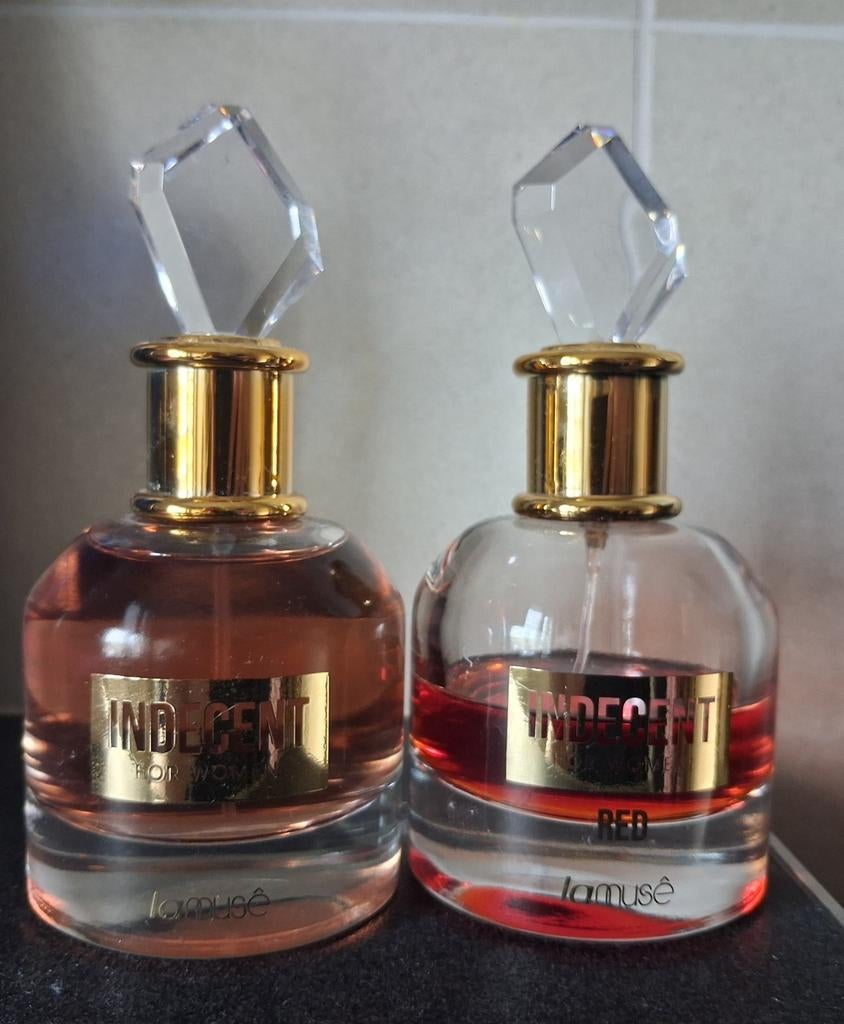 Indecent parfum set - For Women & Red, Ophalen of Verzenden, Zo goed als nieuw