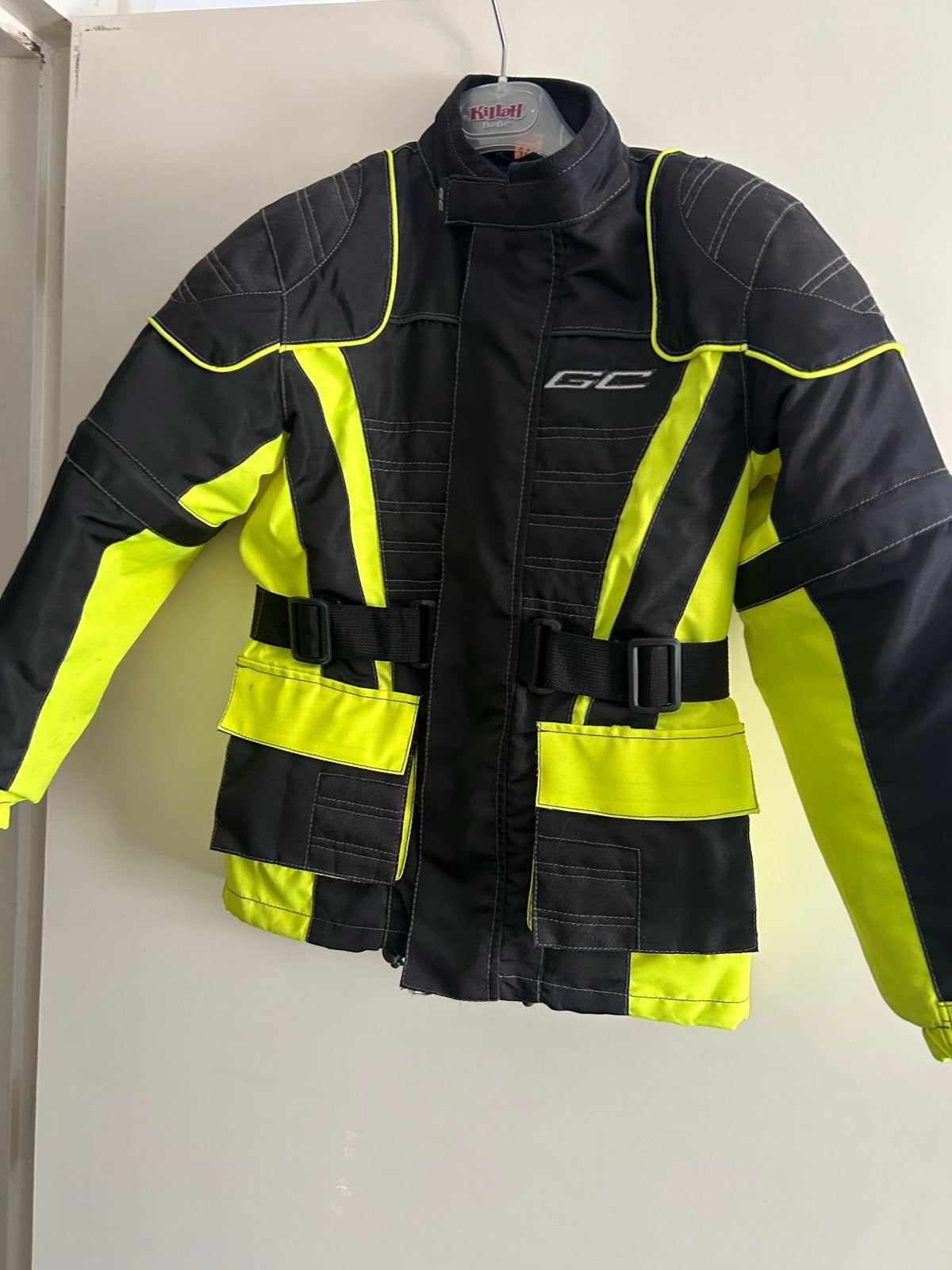 GC Kids Motorpak Zwart/Neon Geel - Jas (140) & Broek (128), Motoren, Ophalen of Verzenden, Tweedehands, Kinderen, Combipak