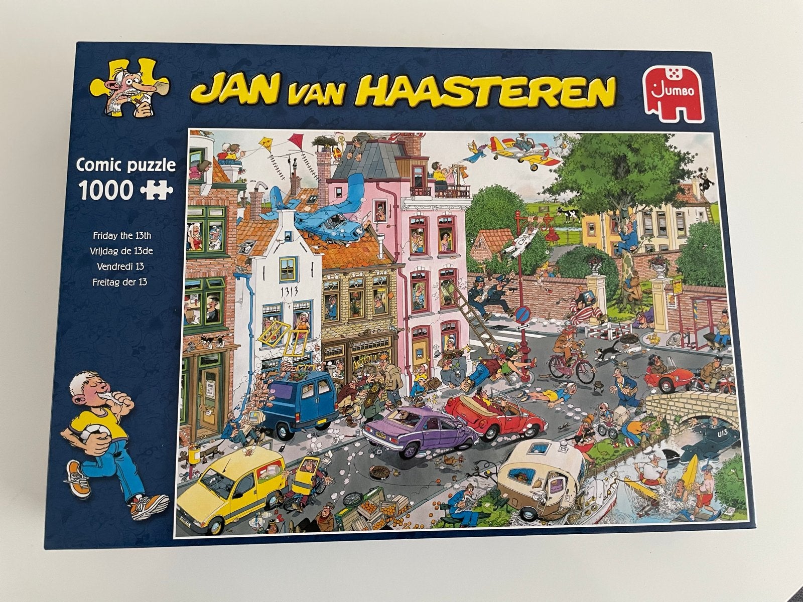 Jan van Haasteren - Friday the 13th (1000 stukj, Ophalen, 500 t/m 1500 stukjes, Zo goed als nieuw