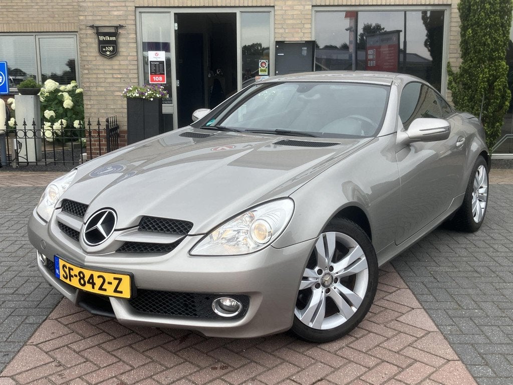 Mercedes-Benz SLK-klasse 200 Cabrio | Cruise | Leder, Auto's, Mercedes-Benz, 13 km/l, Stoelverwarming, Gebruikt, Zwart