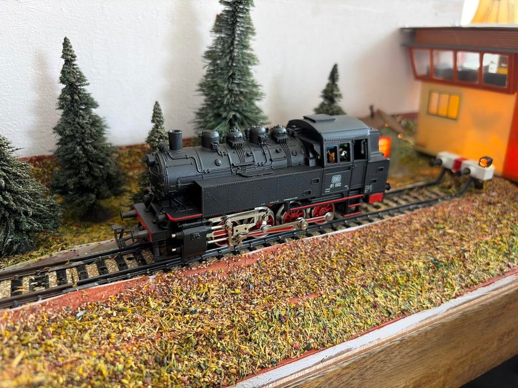 Marklin tenderlocomotief br 81 002 digitaal, Overige merken, Locomotief, Gelijkstroom of Wisselstroom, Ophalen of Verzenden