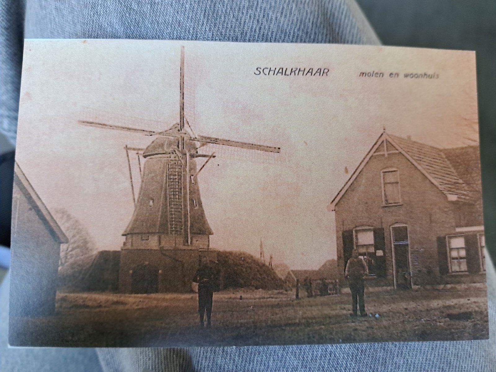 Deventer foto molen Schalkhaar, Ophalen of Verzenden, Overijssel
