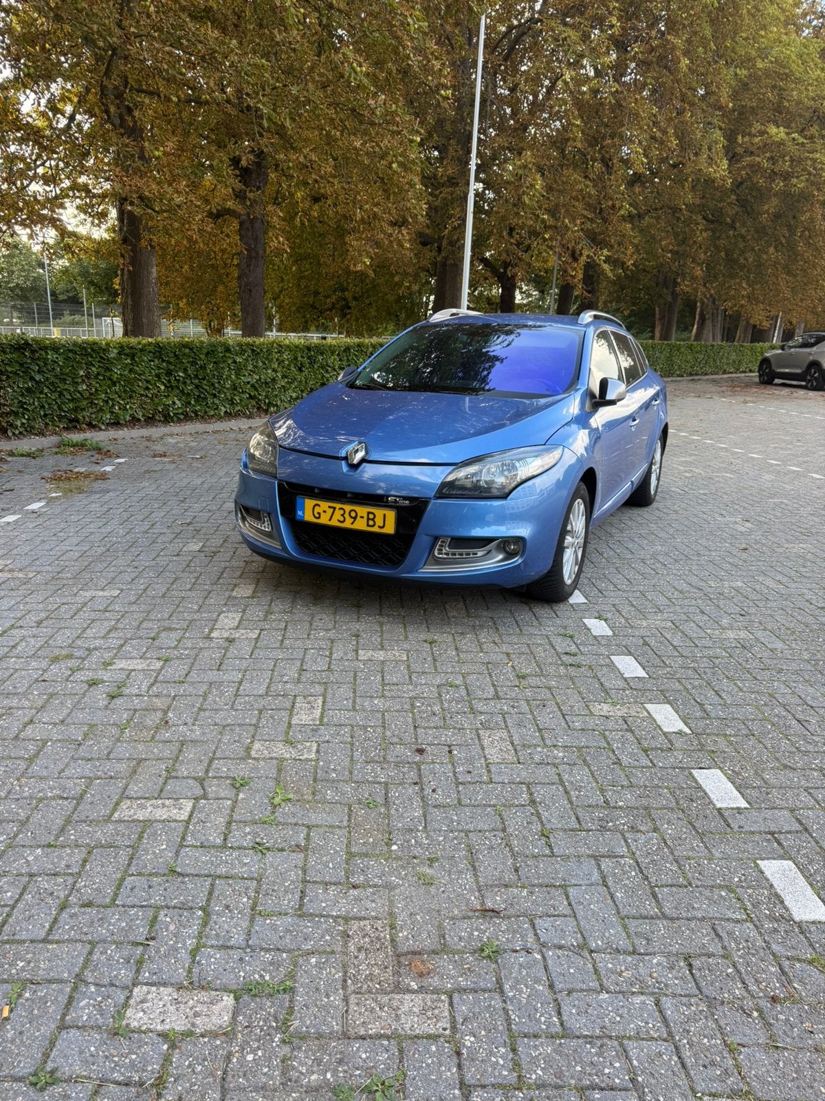 Renault Mégane 1.4tce 130 pk 2012 gt-line blauw nieuwe Apk, Voorwielaandrijving, Euro 5, Stof, Zwart