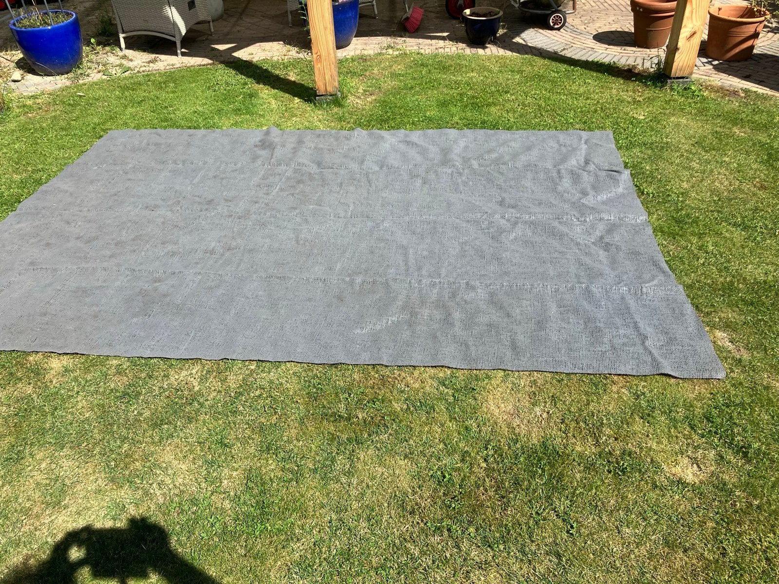 Waterdoorlatend campingtapijt 2x3 meter, Caravans en Kamperen, Kampeeraccessoires, Ophalen, Zo goed als nieuw