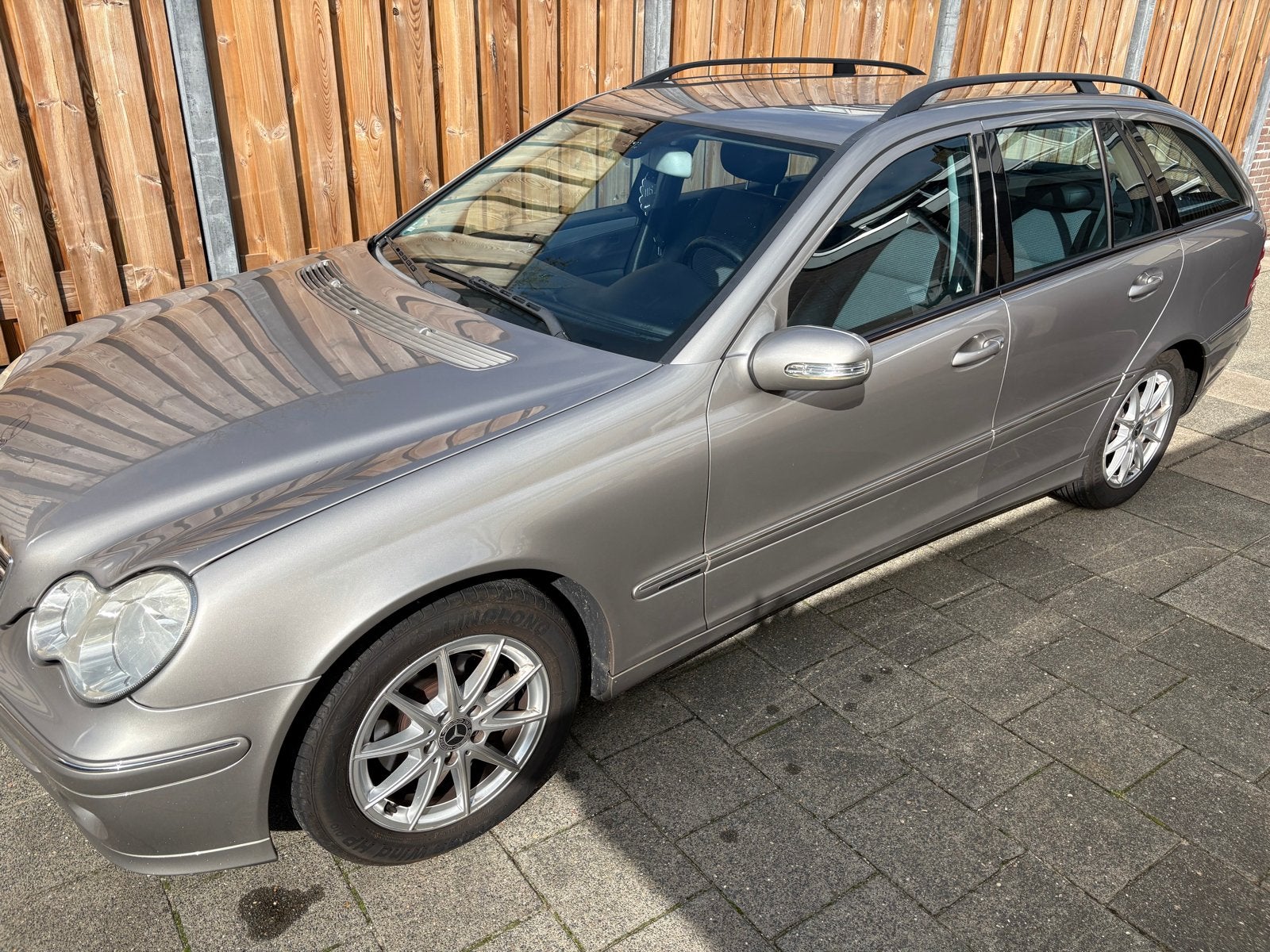 Mercedes-Benz C-Klasse 1.8 C180 Kompr Combi AUT 2007, Auto's, Automaat, Achterwielaandrijving, Zwart, 1796 cc