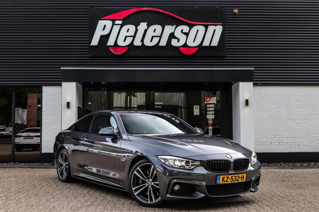 BMW 4-serie Coupé 440i M-Performance ORIGINEEL NL MEMORY, Automaat, Gebruikt, 4-Serie, 327 pk