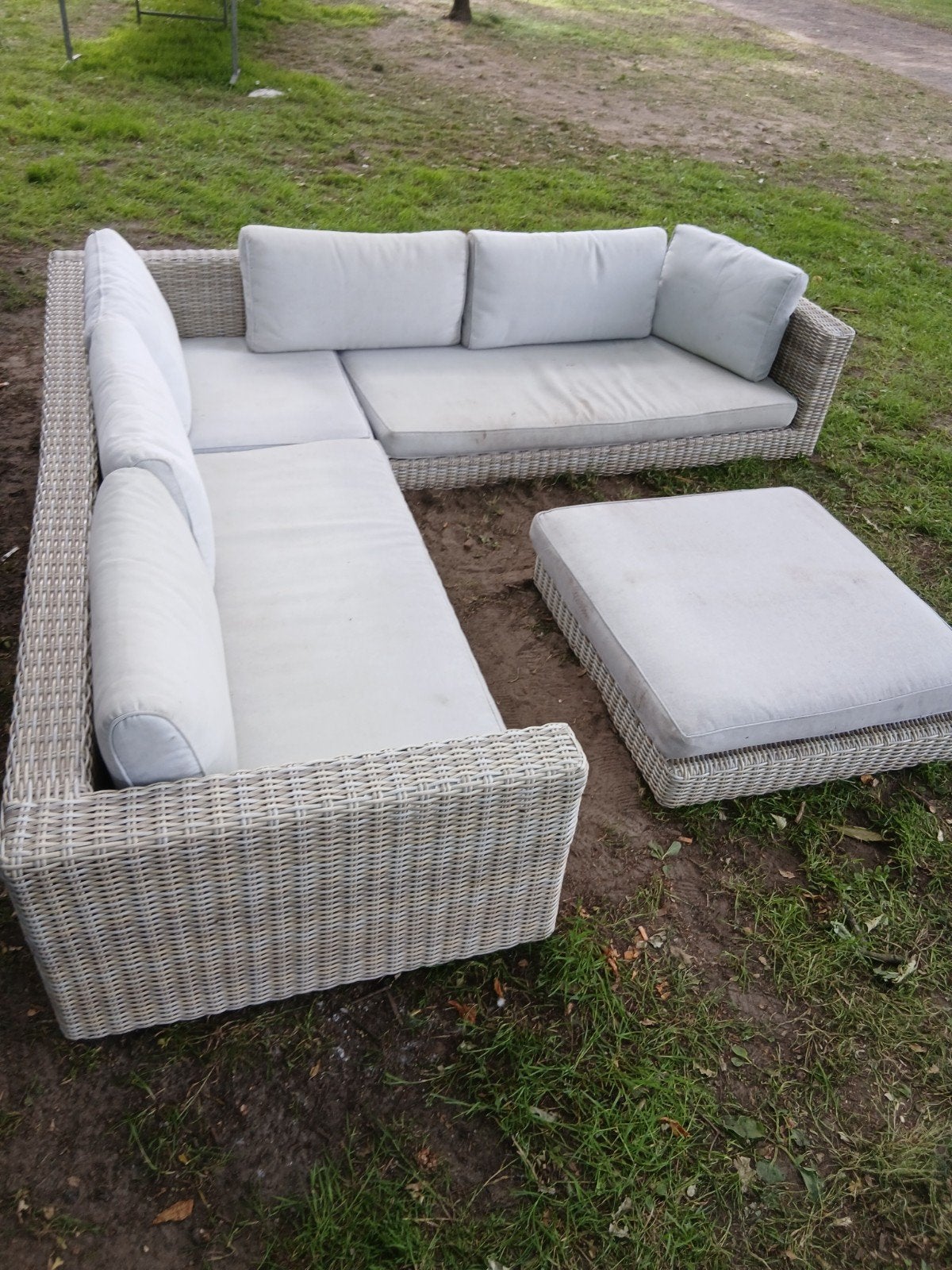 loungeset, Tuin en Terras, Tuinsets en Loungesets, Ophalen, Aluminium