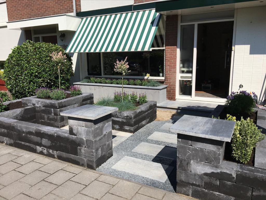 Zonnewering 2x Uitvalscherm 1x Screen met Somfy RTS motoren, Tuin en Terras, Zonneschermen, Ophalen, Gebruikt, Elektrisch, 150 tot 300 cm