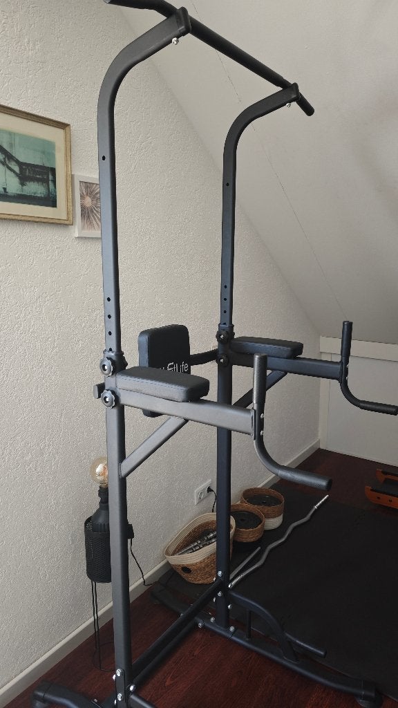 DHFitLife Pull-Up Station, Sport en Fitness, Ophalen, Zo goed als nieuw, Buik, Push-up steun