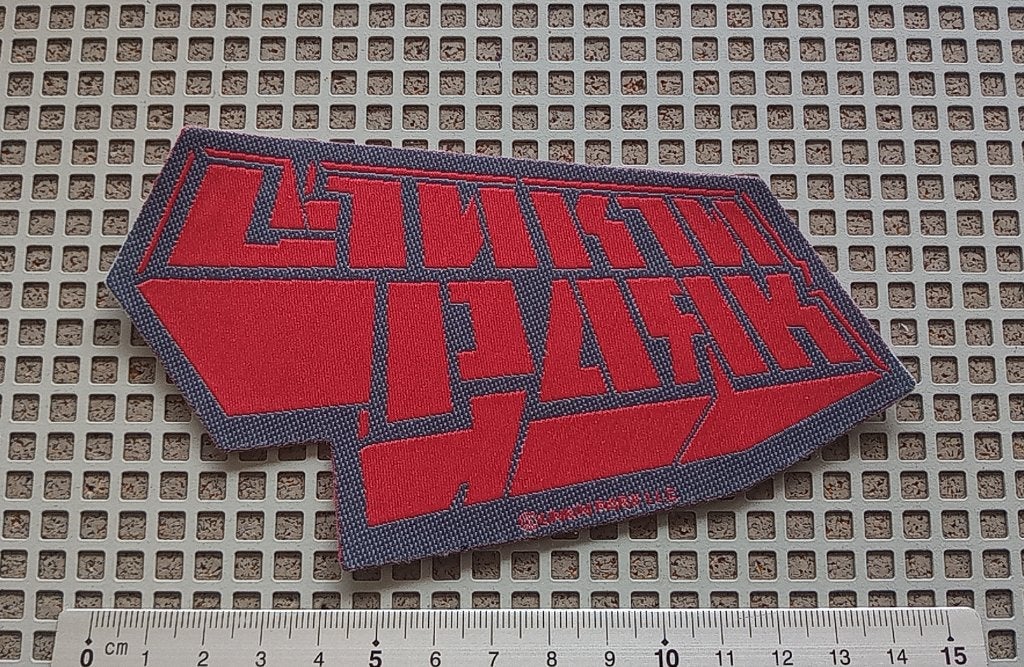LINKIN PARK  leuke grote vintage shaped PATCH L45 -- 9X15, Verzenden, Nieuw, Kleding