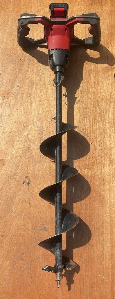 ELEKTRISCHE Grondboor TE HUUR €15p/dag [Hek Schutting Palen], Tuin en Terras, Ophalen, Grondboor