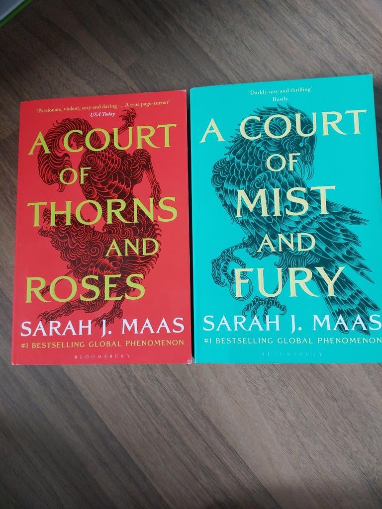 A Court of Thorns and Roses & A Court of Mist and Fury, Boeken, Ophalen of Verzenden, Zo goed als nieuw, Sarah J. Maas