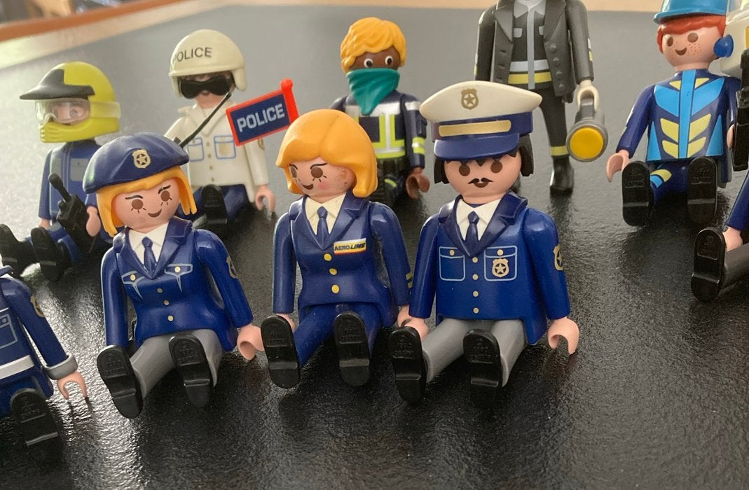 Playmobil Politie Figuren incl politiemotor 19 stuks, Kinderen en Baby's, Speelgoed | Playmobil, Ophalen of Verzenden, Gebruikt