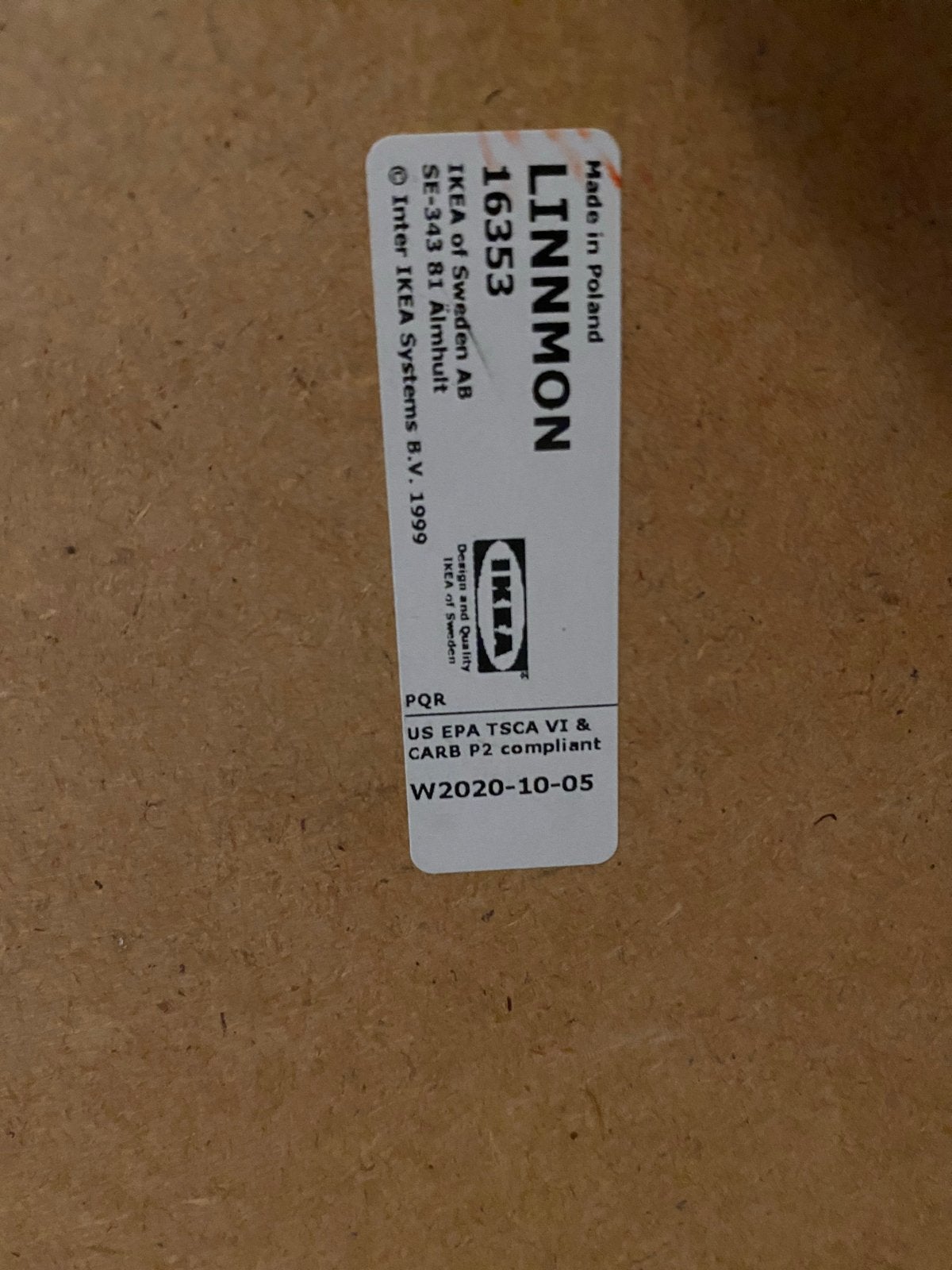 IKEA LINNMON Tafelblad met ADILS poten, Ophalen, 50 tot 100 cm, Tot twee personen, 50 tot 100 cm