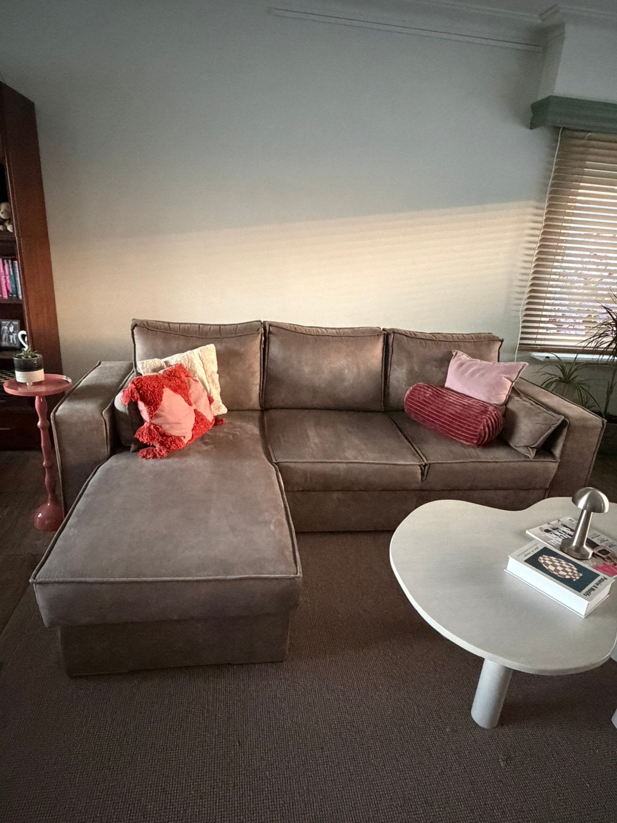 Seats and Sofa’s bank taupe, Ophalen, Zo goed als nieuw