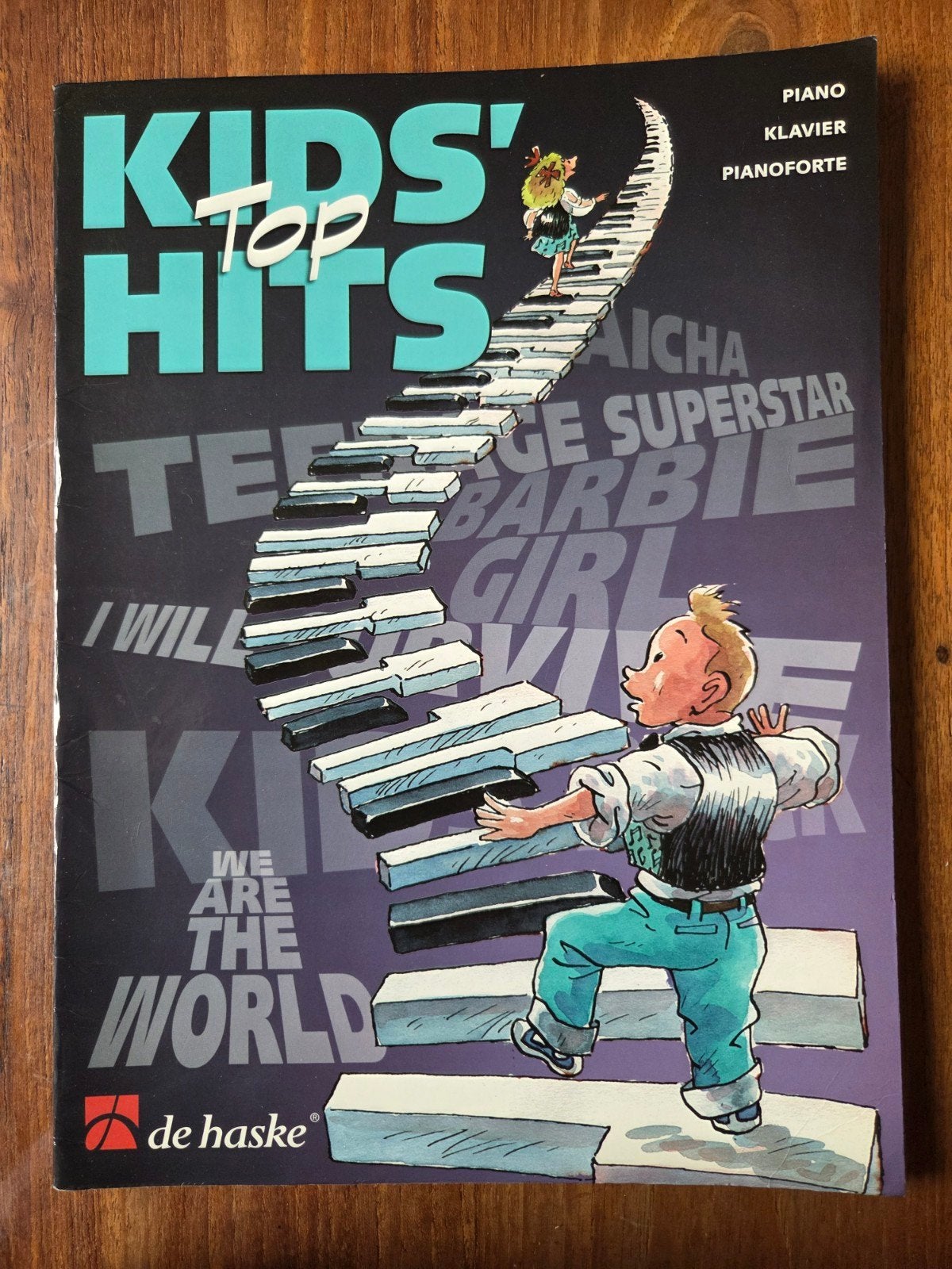 Kids' Top Hits Pianoboek - Eenvoudige arrangementen, Les of Cursus, Ophalen of Verzenden, Populair, Piano