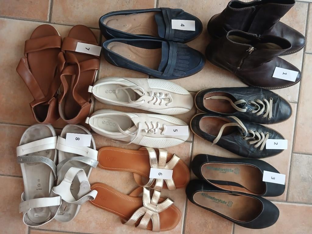 Diverse damesschoenen Maat 42 / 8, Overige kleuren, Overige typen, Ophalen of Verzenden, Zo goed als nieuw