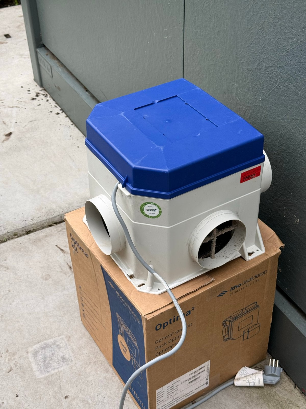 Itho Daalderop Ventilator Afzuiger CVE ECO RFT SP, Doe-het-zelf en Verbouw, Ventilatie en Afzuiging, Ophalen of Verzenden, Zo goed als nieuw