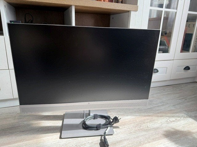 HP EliteDisplay E273m 27inch monitor, 3 tot 5 ms, DisplayPort, Full HD, Zo goed als nieuw