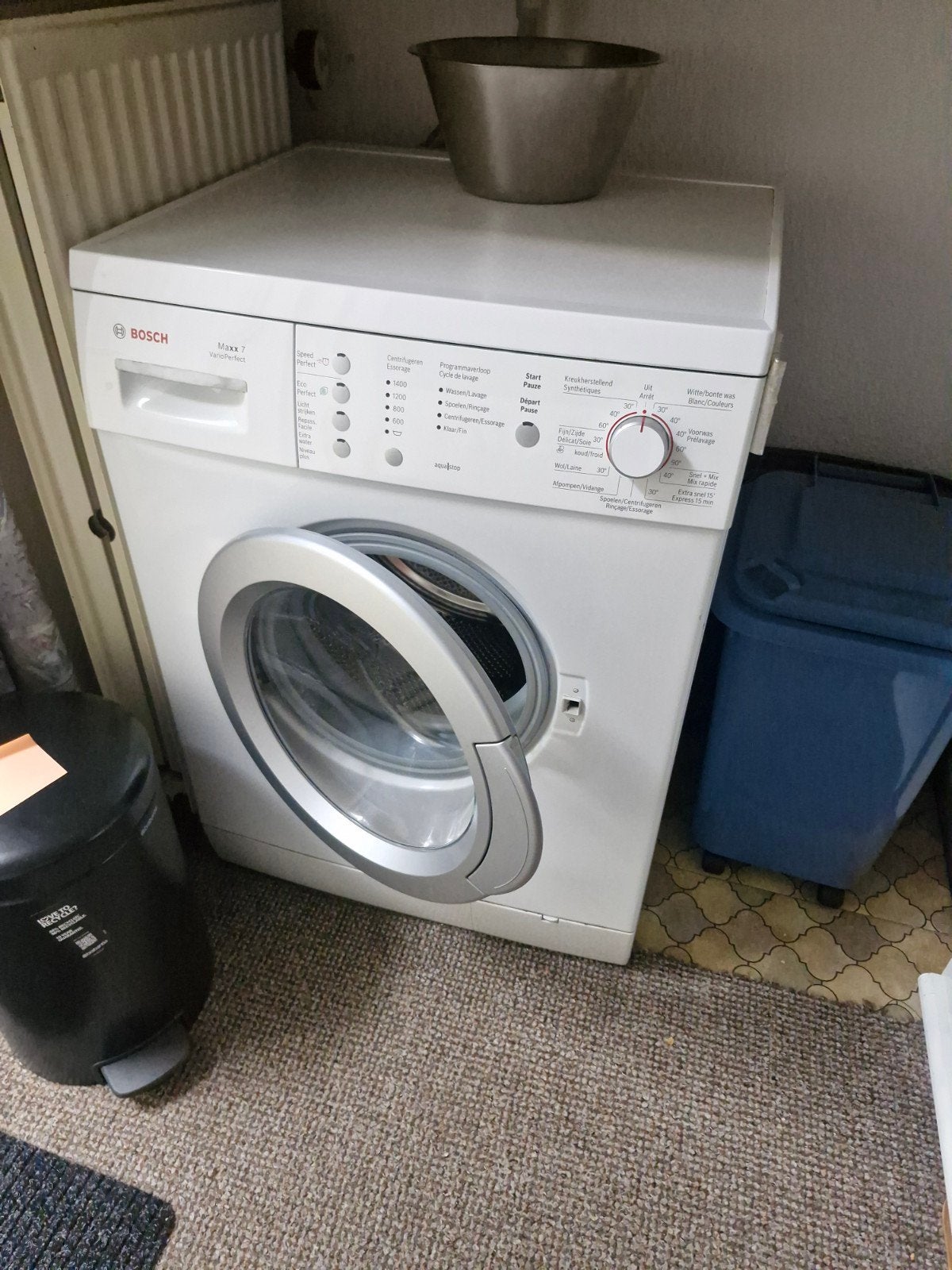 Bosch Maxx 7 Wasmachine - Betrouwbaar en Efficiënt, Witgoed en Apparatuur, Wasmachines, Ophalen, Gebruikt, Wolwasprogramma, Voorlader
