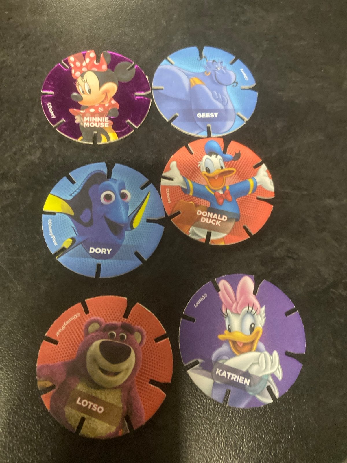 Pixar Disney Flippo's - Minnie, Dory, Lotso, Geest, Donald,, Verzamelen, Ophalen