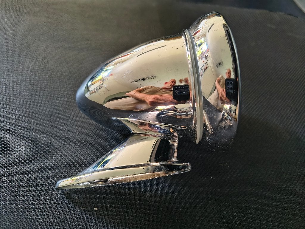 Set van 2 chromen buitenspiegels voor klassieke auto's, Auto-onderdelen, Spiegels, Ophalen of Verzenden, Gebruikt, Universele onderdelen