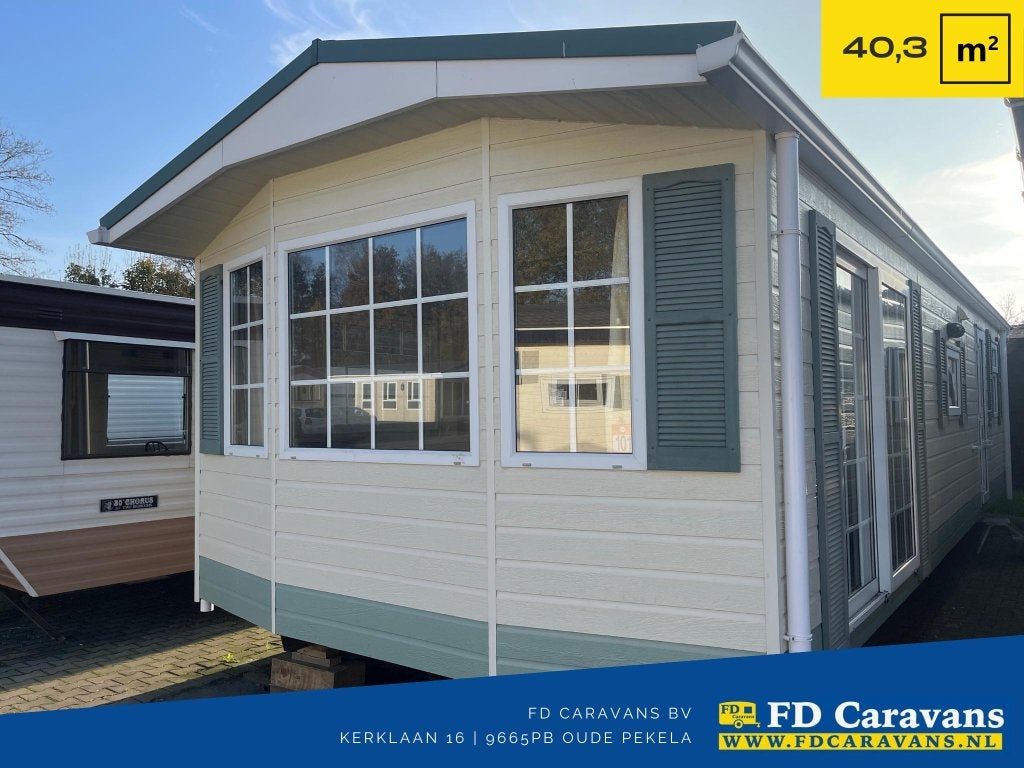 Muller Chalet 10.50x3.80 2 Slpk DG Incl. Transport, Tot en met 4