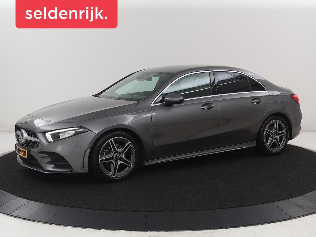 Mercedes-Benz A-klasse 180 Business Solution AMG | Leder/alc, Auto's, Gebruikt, 4 cilinders, Automatische klimaatregeling, Origineel Nederlands