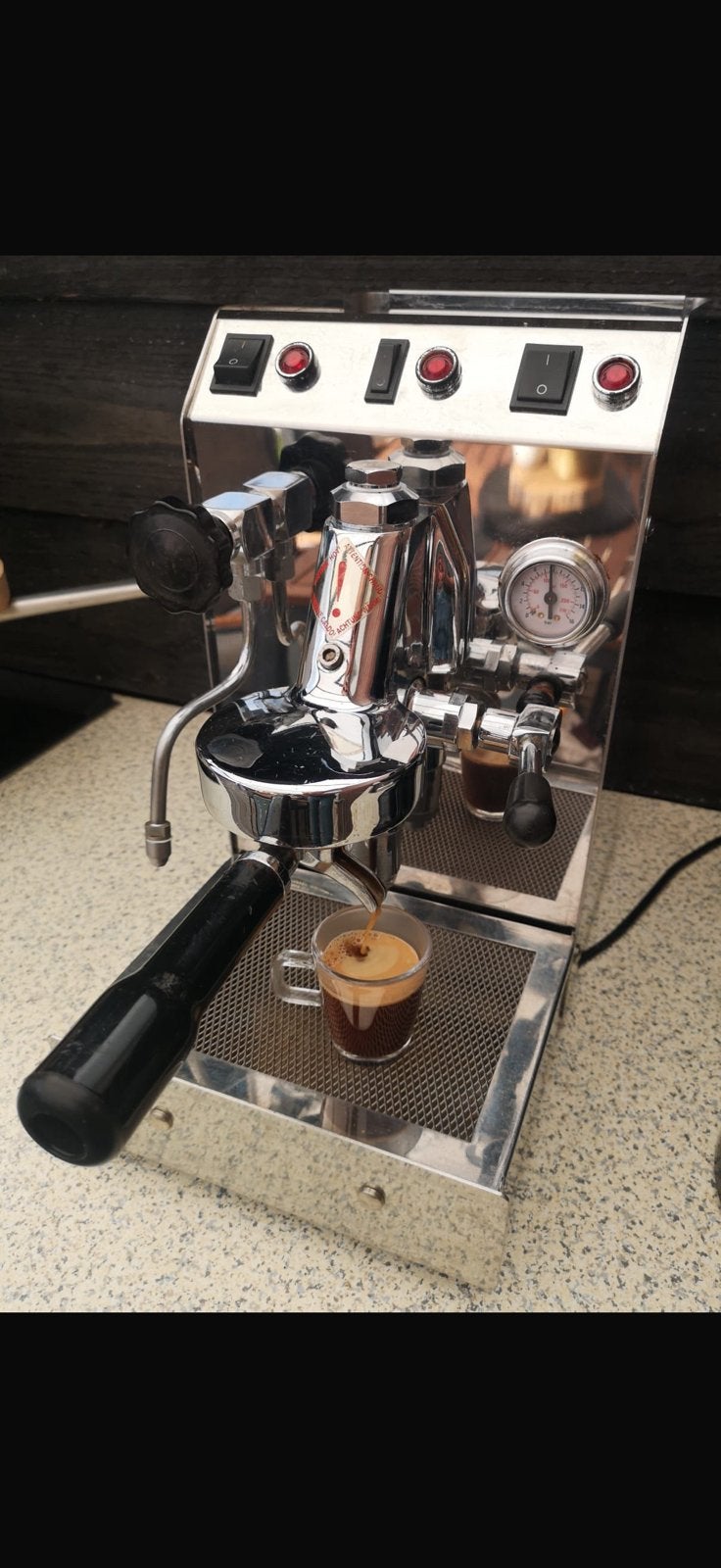Isomac Zaffiro espressomachine + Eureka Mignon Specialità, Ophalen, Zo goed als nieuw, Espresso apparaat