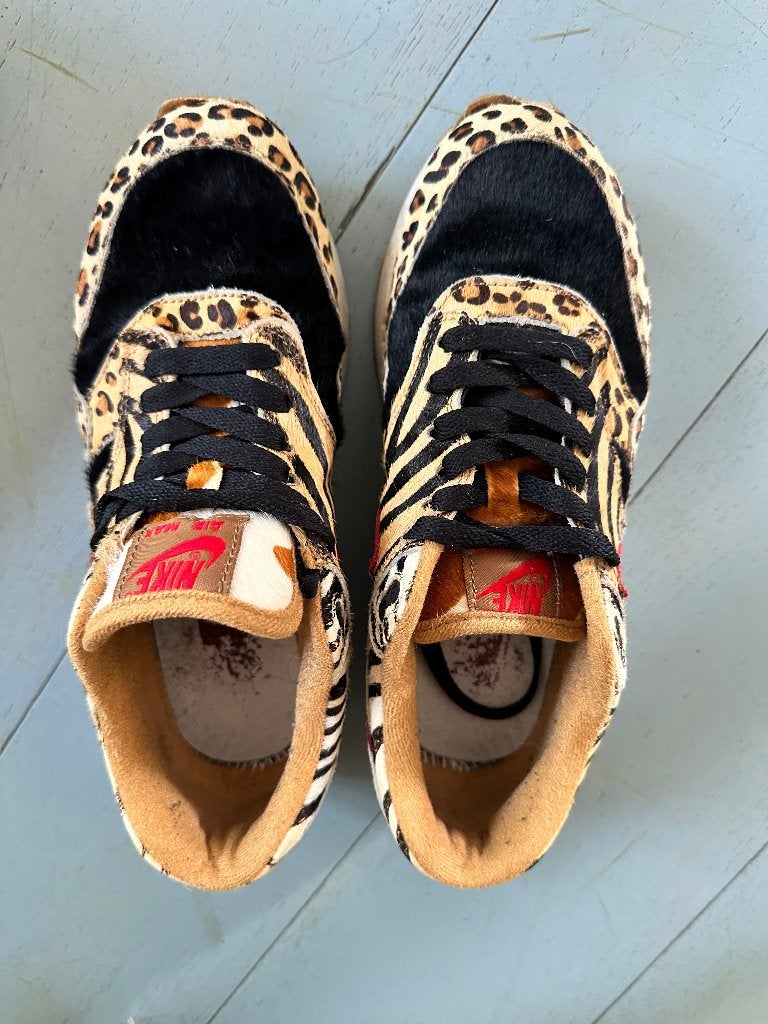 Nike air max 1 animal sneakers, Bruin, Nike, Ophalen of Verzenden, Sneakers of Gympen