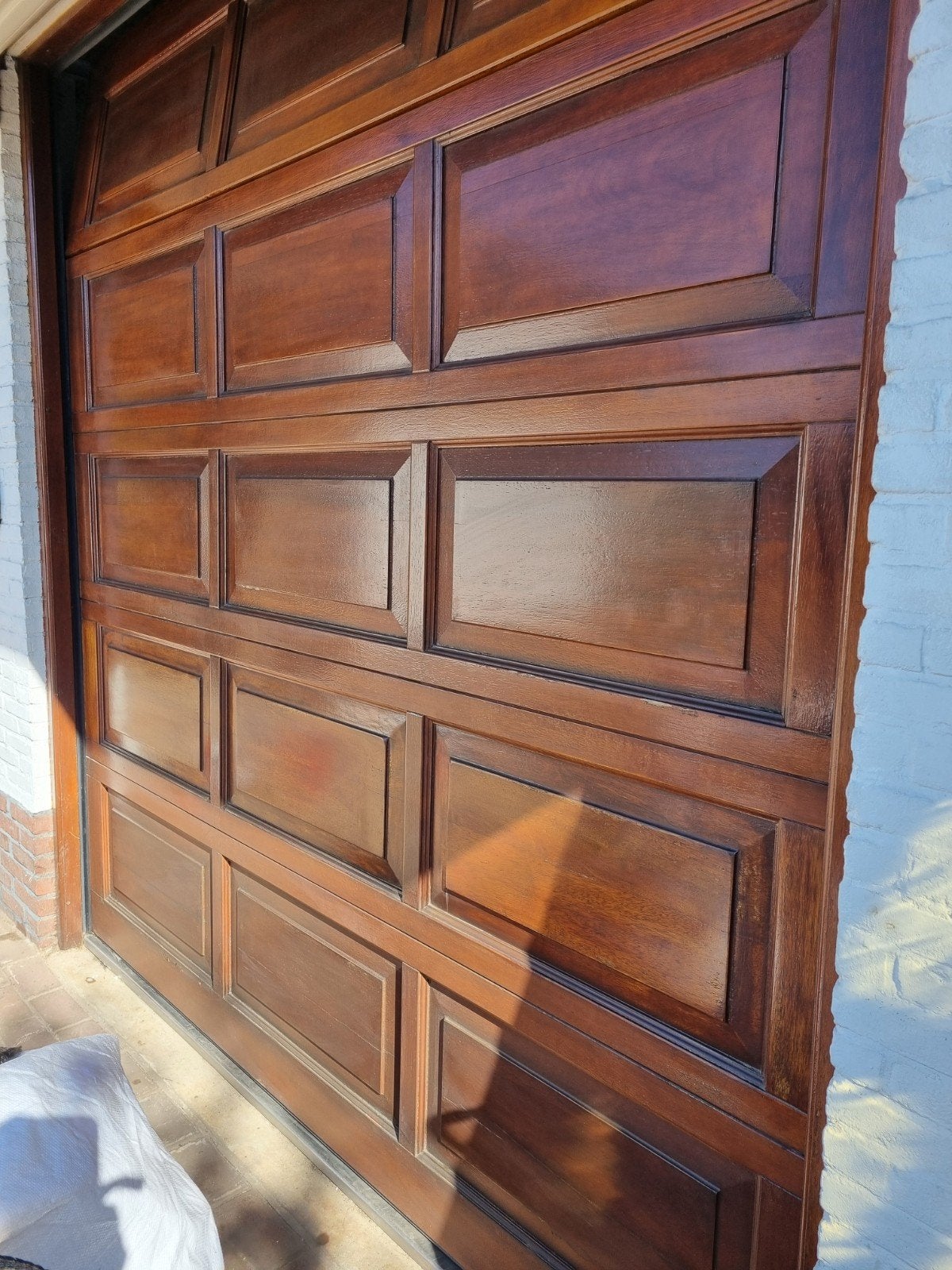 Houten Garagedeur - Klassiek en Robuust, Ophalen, Gebruikt, Garagedeur, Hout