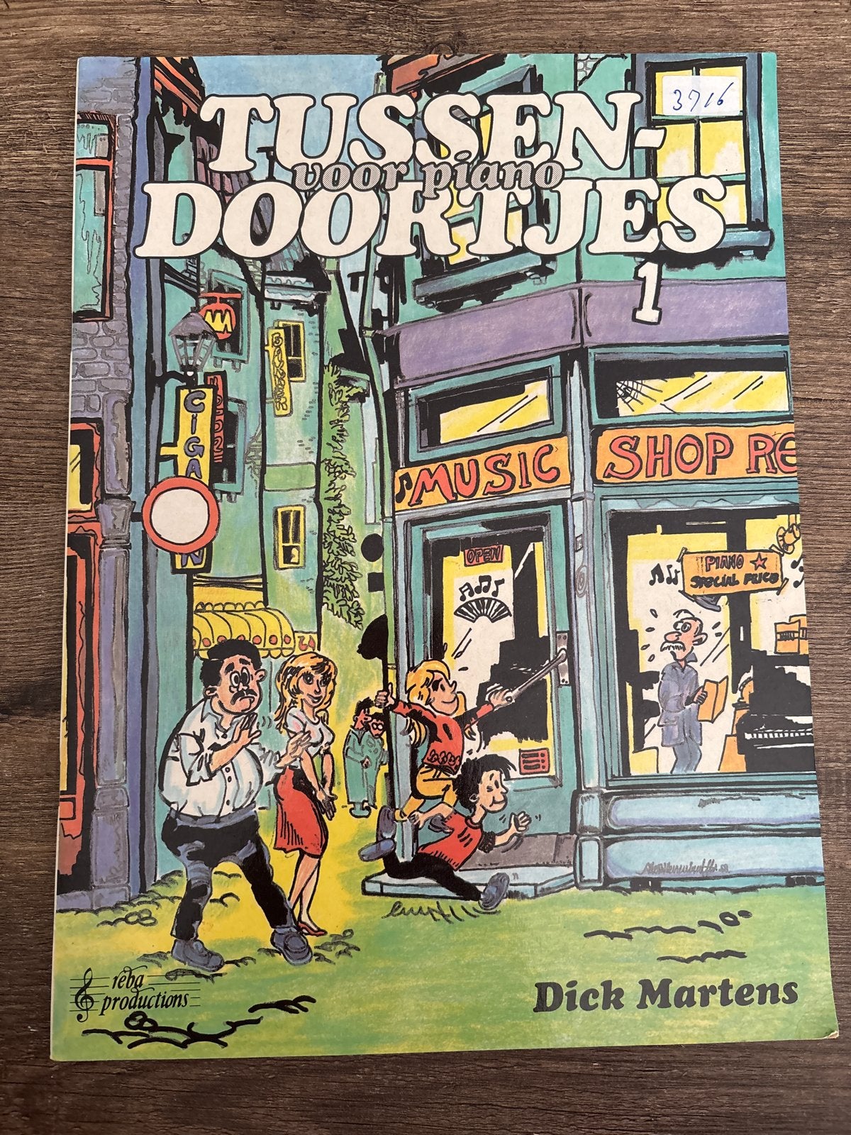 Tussen-Doortjes voor piano - Deel 1 (Dick Martens), Gebruikt, Les of Cursus, Ophalen of Verzenden, Piano