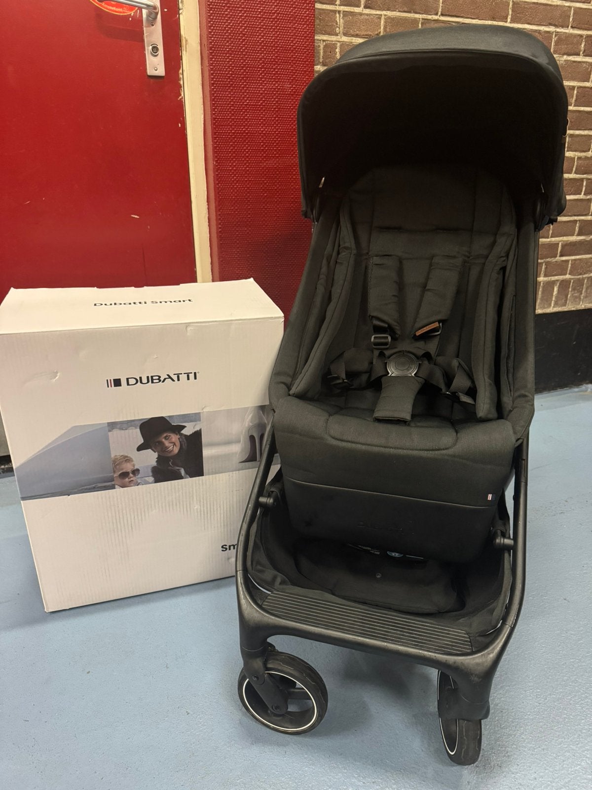 Dubatti Smart Buggy  - Black, Kinderen en Baby's, Ophalen of Verzenden, Zo goed als nieuw, Overige merken, Zonnekap