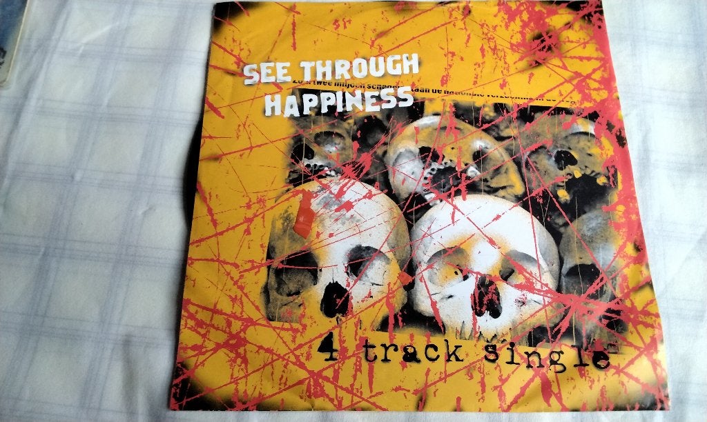 Single Hardcore Punk See Through Happiness 4 Track Single, Fotohoes, Ophalen of Verzenden, Zo goed als nieuw, Rock en Metal