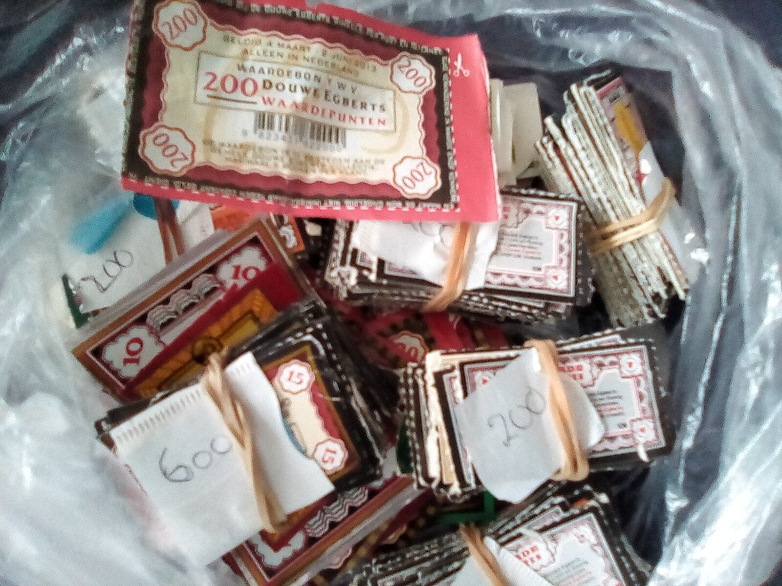 Douwe Egberts punten 5655 punten, Ophalen of Verzenden, Koffie of Thee, Zegels, Bonnen of Punten