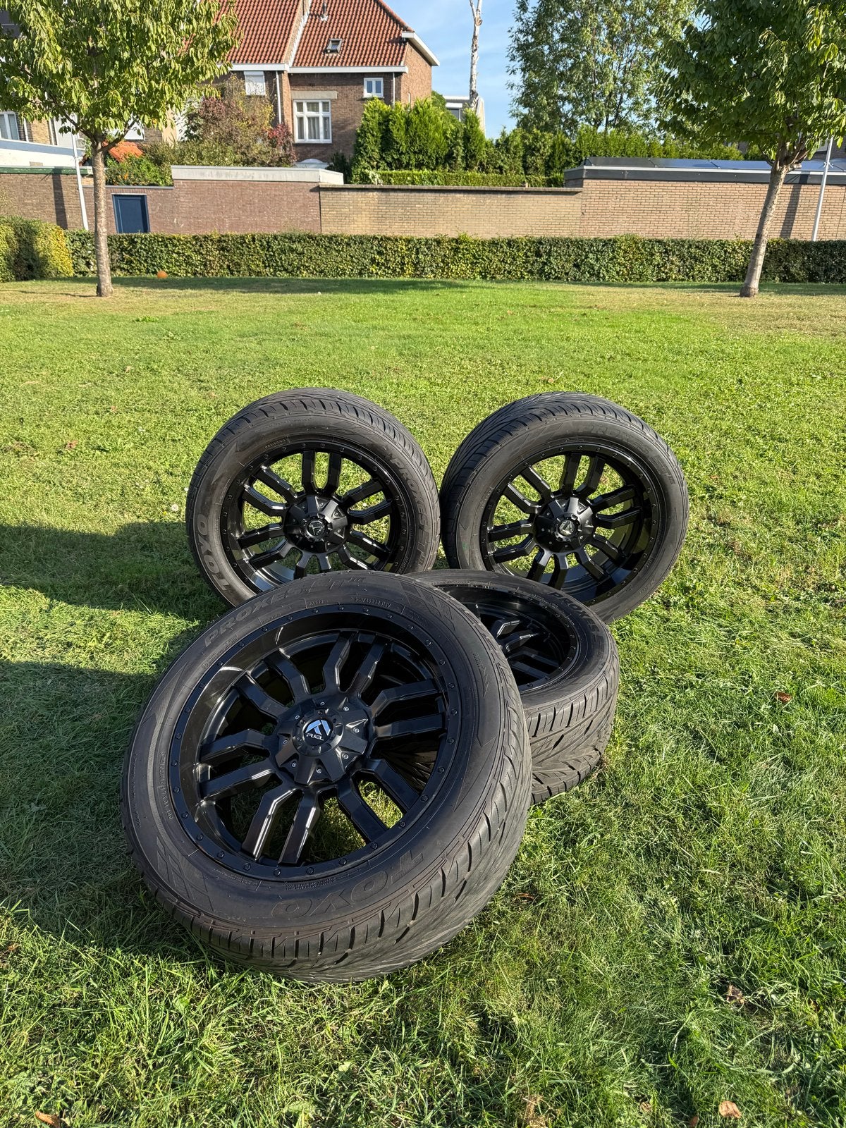 Ford F150 velgen (Fuel) met Toyo Proxes banden, Auto-onderdelen, Ophalen, Gebruikt, Banden en Velgen, 21 inch