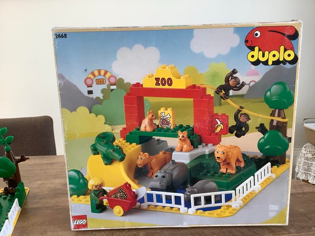 Lego Duplo Dierentuin 2668 met extra's, Kinderen en Baby's, Speelgoed | Duplo en Lego, Gebruikt, Lego, Ophalen of Verzenden, Complete set